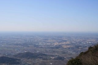 御幸ヶ原からの関東平野