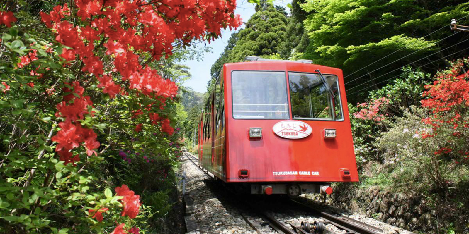 路面电车 索道ケーブルカー ロープウェイ 筑波観光鉄道